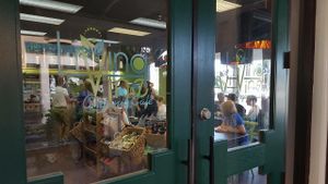 Our door is open to anyone looking for healthy non GMO organic vegan and vegetarian options. Cone in and meet RUTH our 30 year veteran chef specializing in delicious plant based menu items.  at Living Vine Organic Cafe in Fort Myers