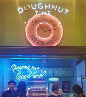 store front at Doughnut Time - QVB in Sydney