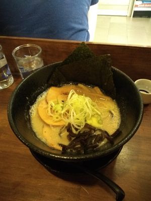 Vegan meat ramen. at Mr. Ramen San in Melbourne