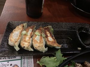 Gyoza. Good!  at Mr. Ramen San in Melbourne
