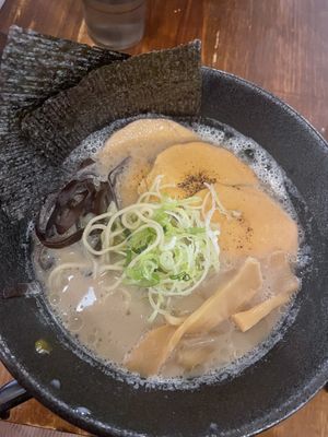 Vegan ham ramen  at Mr. Ramen San in Melbourne