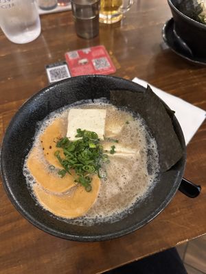 Vegan ham and tofu ramen  at Mr. Ramen San in Melbourne