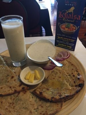 Parantha meal  at Khalsa Restaurant  in Seven Hills