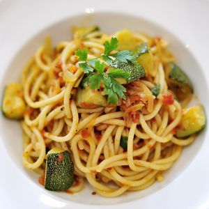 Spaghetti Zucchini & Lime at La Pasta in Siem Reap