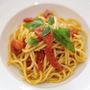 Spaghetti Tomato & Basil at La Pasta in Siem Reap