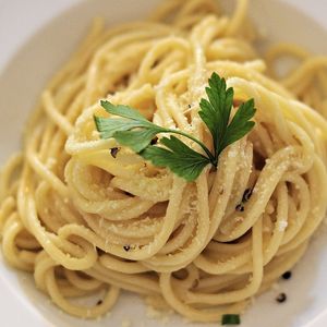 Spaghetti Cacio & Pepe (Vegetarian) at La Pasta in Siem Reap