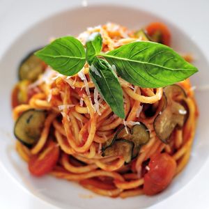 Pasta Alla Norma  (Vegetarian) at La Pasta in Siem Reap