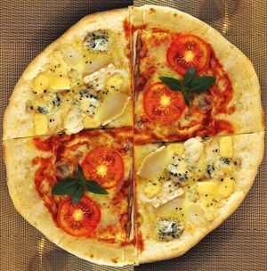 Pizza Margherita  Or 4 Cheese (Vegetarian)
 at La Pasta in Siem Reap