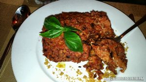 Vegan Lasagna at La Pasta in Siem Reap