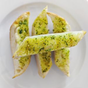 Vegan Garlic Bread at La Pasta in Siem Reap