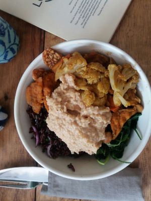 buddha bowl at Lot369 in Phnom Penh