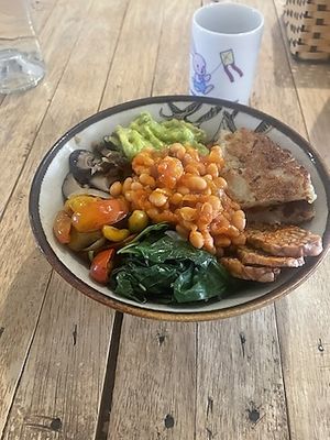 Vegan breakfast bowl  at Lot369 in Phnom Penh
