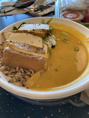 Tofu in the curry salad  at DEN - Modern Market - TC in Denver