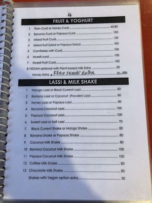 November 2019 at Tibetan Om Cafe in Bodhgaya