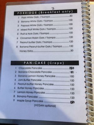 November 2019 at Tibetan Om Cafe in Bodhgaya