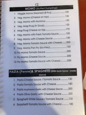 November 2019 at Tibetan Om Cafe in Bodhgaya