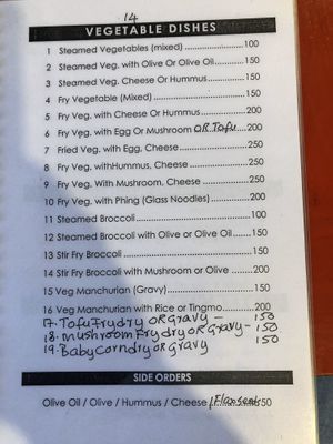 November 2019 at Tibetan Om Cafe in Bodhgaya