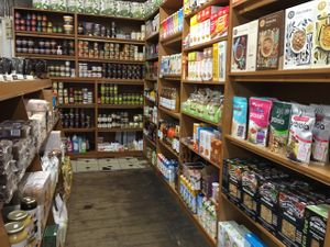 shelves at Beanstalk Natural in North London