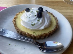Mango Coconut Tart  at True Food Kitchen in Pasadena