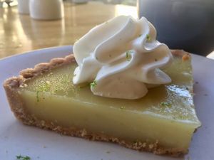 Key lime pie at True Food Kitchen in Pasadena