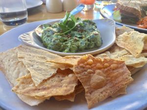 Kale guacamole  at True Food Kitchen in Pasadena