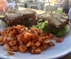 T.L.T. sandwich  at True Food Kitchen in Pasadena