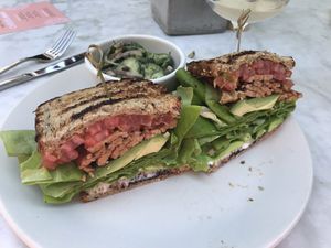 Vegan BLT with avocado  at True Food Kitchen in Pasadena