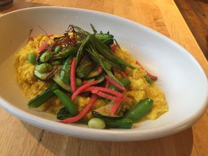 Cauliflower polenta at True Food Kitchen in Pasadena
