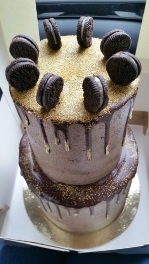 Thankyou Sarah for making this amazing oreo buttercream drip cake for my daughters 18th birthday   at Tiny Sarah's Cakes in Wokingham