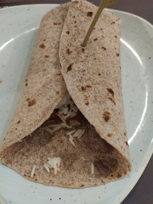 Vegan Burrito at Pappare' in Bologna