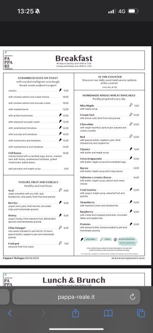   at Pappare' in Bologna