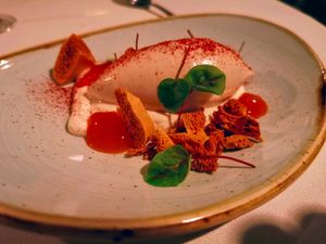 Sunflower Seeds Ice Cream at Vaxthuset in Stockholm