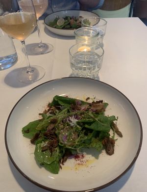 Starter salad  at Vaxthuset in Stockholm