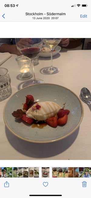 Ice cream  at Vaxthuset in Stockholm