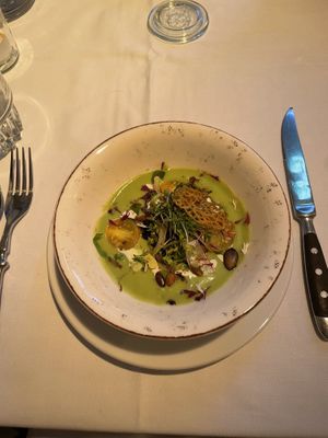 Deconstructed Salad  at Vaxthuset in Stockholm