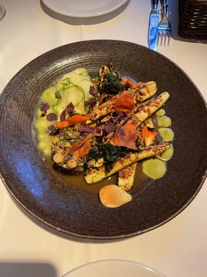 Eggplant 4 Ways  at Vaxthuset in Stockholm