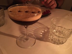 espresso martini at Vaxthuset in Stockholm