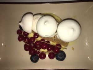 pavlova!!! yum!!! at Vaxthuset in Stockholm