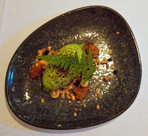 Aniseed ice cream at Vaxthuset in Stockholm