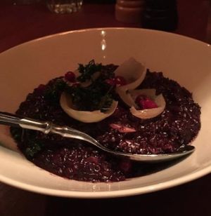 Part of the seven piece dinner at Växthuset. December 2016 at Vaxthuset in Stockholm