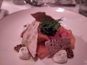 Valentines day menu 2024 at Vaxthuset in Stockholm