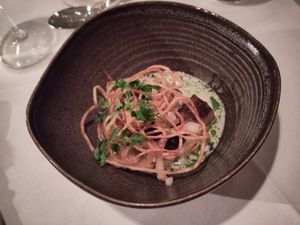 Valentines day menu 2024 at Vaxthuset in Stockholm