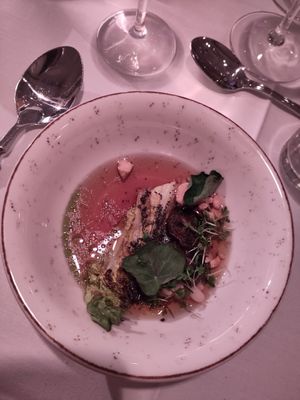 Valentines day menu 2024 at Vaxthuset in Stockholm