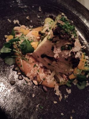 Valentines day menu 2024 at Vaxthuset in Stockholm