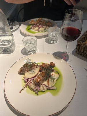 Fried parsnip   at Vaxthuset in Stockholm