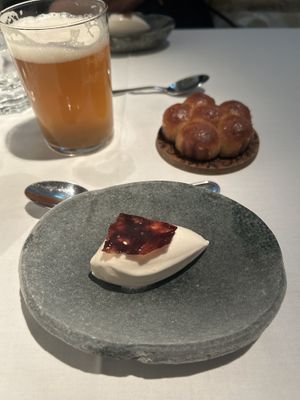 Ice cream and brioche   at Vaxthuset in Stockholm