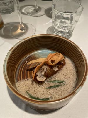 Artichoke with estragon  at Vaxthuset in Stockholm
