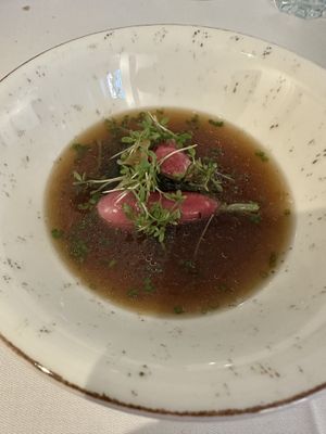 Nettle soup  at Vaxthuset in Stockholm
