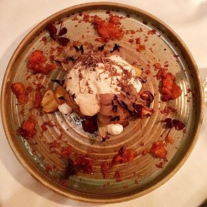 One of the main dishes at Vaxthuset in Stockholm