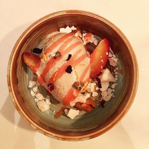 Walnut ice cream at Vaxthuset in Stockholm